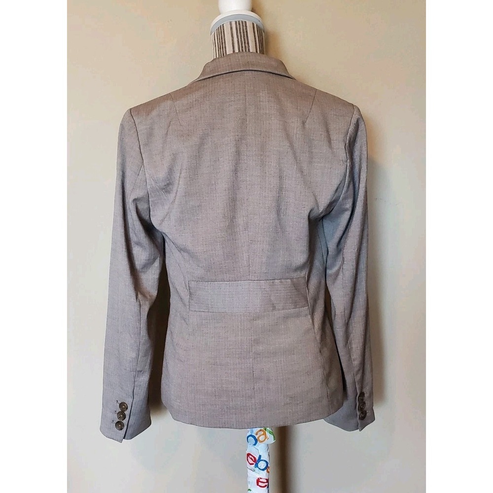 Banana Republic Plaid Blazer Jacket Womens Sz‎ 6 Academia Classic Minimal Career - Picture 2 of 6